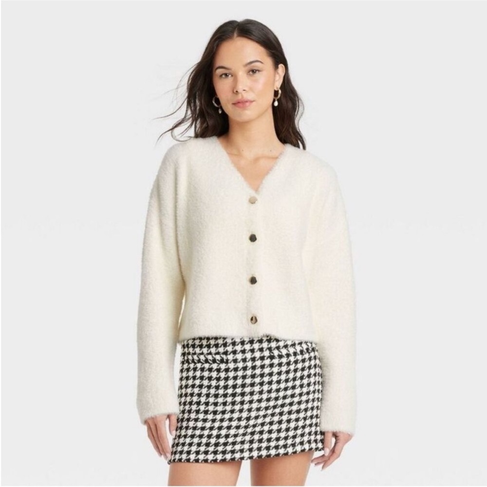 A New Day Fuzzy Eyelash Sweater